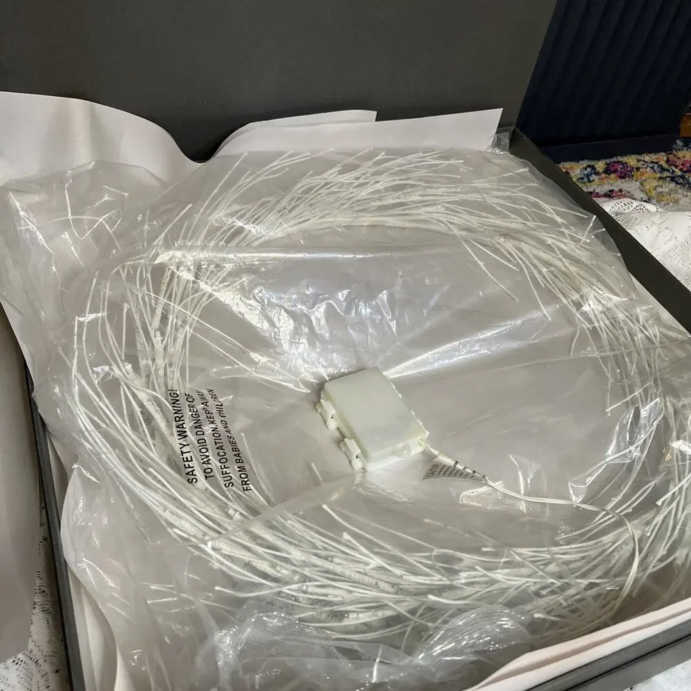 Restoration Hardware Winter Wonderland 24” Warm White Starry Lighted Wreath Box